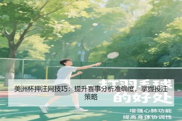 美洲杯押注网技巧：提升赛事分析准确度，掌握投注策略